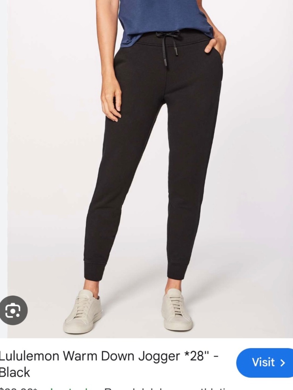 lululemon athletica Black Drawstring Joggers